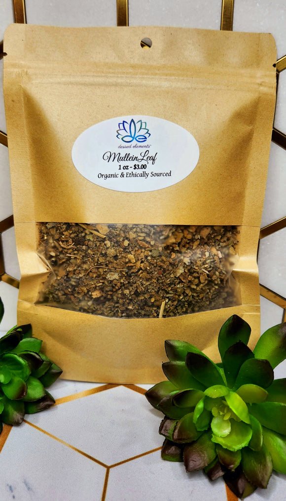 Mullein Leaf Herb Cut & Sift Organic-1oz