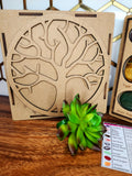 Tree of Life 10ct Palm Stone Set w/Wooden Box