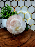 Flower Agate sphere
