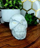 White Howlite Skull
