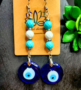 Evil EyeTurquoise Earrings