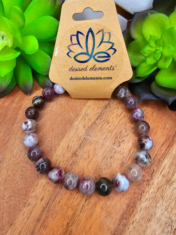 Plum Blossom Tourmaline Bracelet