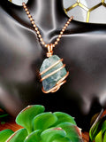 Pure Copper Wire Wrapped Large Crystal Pendants