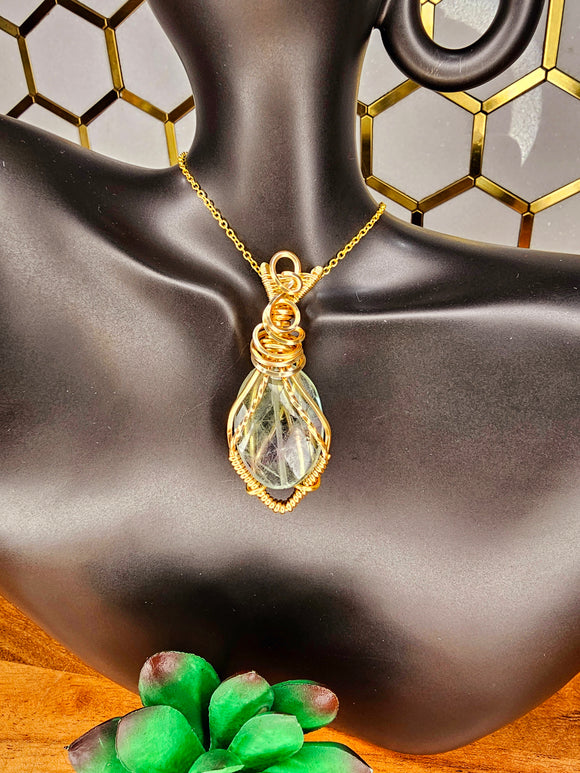 Green Fluorite Pendant 2