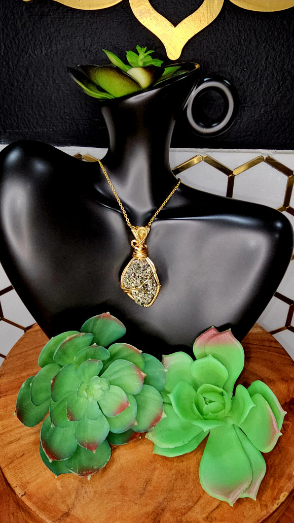 Pyrite Pendant 11