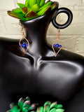 Diamond Axis Crystal Earrings