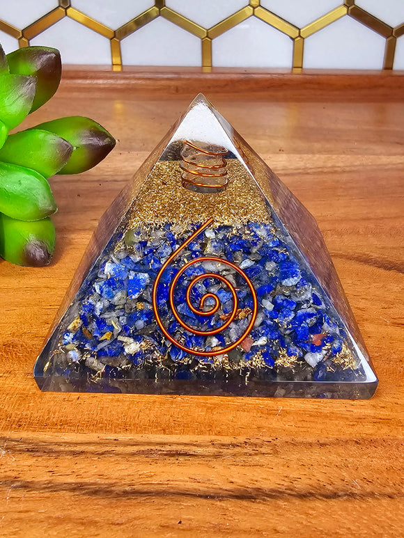 Orgone Energy Pyramid Lapis Lazuli(55-60mm)