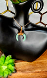 Green Aventurine Halfmoon Pendant 2