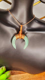 Green Aventurine Halfmoon Pendant 2