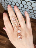Sacred "4" Flow Coil Rings