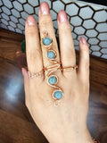 Sacred "4" Flow Coil Rings