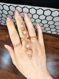 Sacred "4" Flow Coil Rings