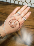 Copper Palm Rings