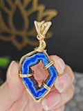 Blue Window Druzy Agate Geode 9