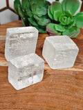 Clear Calcite Cubes