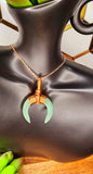 Green Aventurine Halfmoon Pendant 2