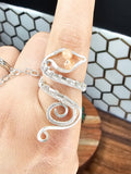 Snake "Eyes" Rings - Silver