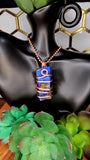 Pure Copper Wire Wrapped Large Crystal Pendants