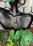 Rainbow Fluorite Pendant 10
