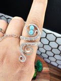 Snake "Eyes" Rings - Silver