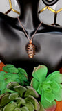 Pure Copper Wire Wrapped Crystal Egg Pendants