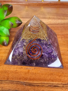 Orgone Energy Pyramid Amethyst(55-60mm)