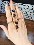 Sacred "4" Flow Coil Rings