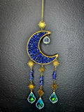 Gemstone Moon Suncatchers