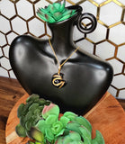 Black Obsidian Crescent Moon Pendant 5
