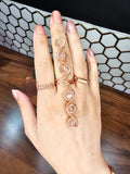 Sacred "6"  Flow Coil Rings