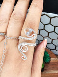 Snake "Eyes" Rings - Silver