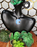 Opalite Cresent Moon Pendant 5