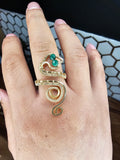 Snake "Eyes" Rings - Gold