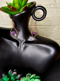 Diamond Axis Crystal Earrings