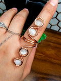 Sacred "4" Flow Coil Rings
