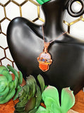 Chakra Hamsa Pendant
