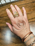 Copper Palm Rings