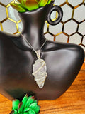 Clear Quartz Arrowhead Pendant 10