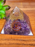 Orgone Energy Pyramid Amethyst(55-60mm)