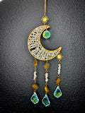 Gemstone Moon Suncatchers