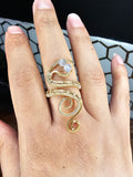 Snake "Eyes" Rings - Gold