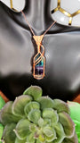Rainbow Fluorite Pendant 11
