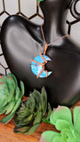 Labradorite  Crescent Moon Pendant 12