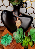 Pure Copper Wire Wrapped Large Crystal Pendants