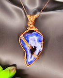 Blue Window Druzy Agate Geode 7