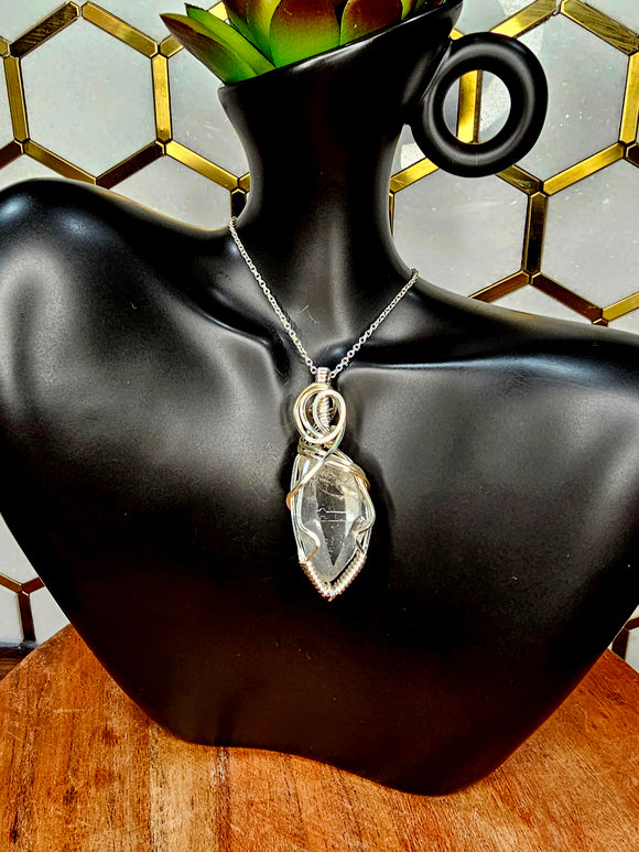 Clear Quartz Pendant 30