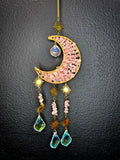 Gemstone Moon Suncatchers