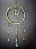 Gemstone Moon Suncatchers