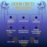 Moon Circle - New Moon June 14th & Full Moon June 28th 2026