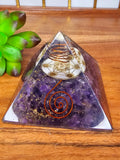 Orgone Energy Pyramid Amethyst(55-60mm)